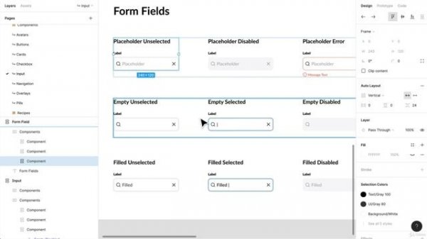 124 Components - Inputs