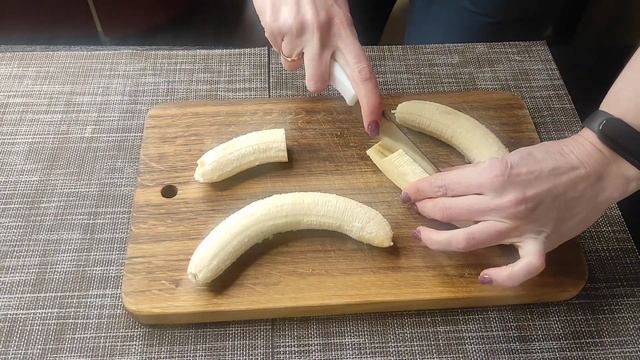 Творожная запеканка с бананами. Очень вкусная и простая в приготовлении. смотреть онлайн