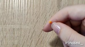 Кленовый лист из бисера | Фигурка крестиком | Мастер-класс из бисера | Туториал  | Beaded maple Lea