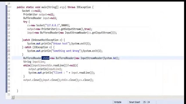 Java Client Server Chat Program Part 2 смотреть онлайн