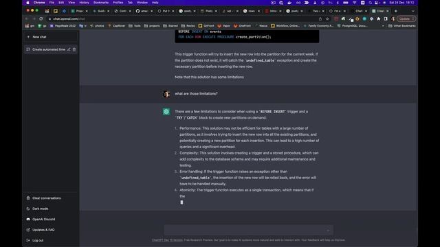 Brainstorming PostgreSQL partitioning with ChatGPT смотреть онлайн