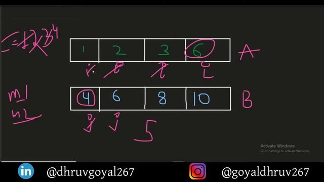 Q34: Median of 2 sorted arrays of equal size|| DSA Cracker Sheet || Complete Explanation смотреть онлайн