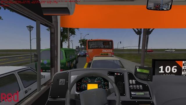 Omsi 2 | Busscar Urbanuss  Volvo B9 SALF | Mapa Santiago Chile