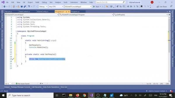SQLite | C# | Entity Framework | Part 5 | SQLite CRUD Operations using EF6 in C#