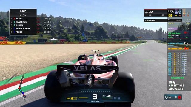 F1 22 | RTX 2060 SUPER+RYZEN 5 5600X | 1080p смотреть онлайн