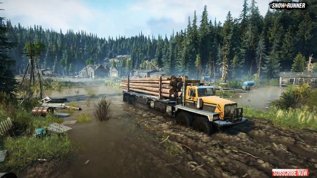 SnowRunner: Best Truck Long Logs - Western Star 6900XD TT