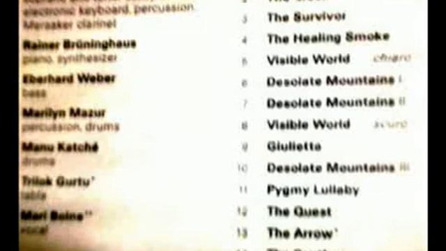 JAN GARBAREK VISIBLE WORLD смотреть онлайн