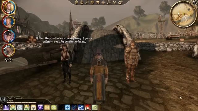 Dragon Age Origins - Morrigan Vs Alistair смотреть онлайн