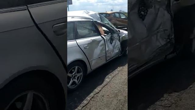 Audi A4 after a fatal motorcyclist accident смотреть онлайн