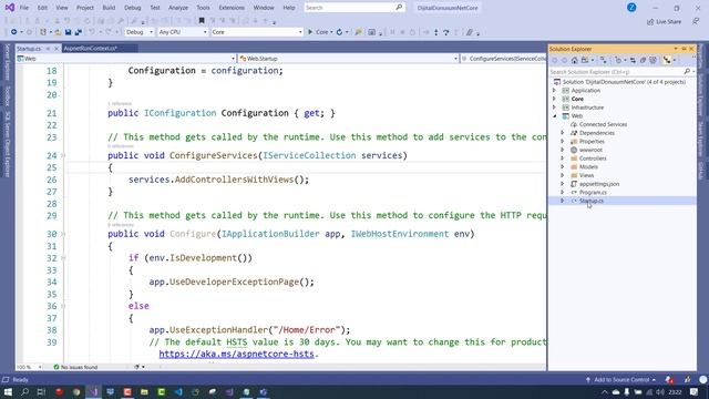 Section-4 Asp.Net Core Clean Architecture & Domain Driven Design смотреть онлайн
