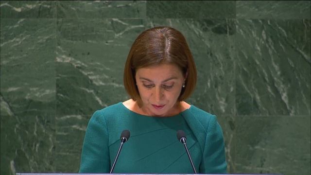 Выступление президента Молдовы на заседании Генеральной Ассамблеи ООН смотреть онлайн