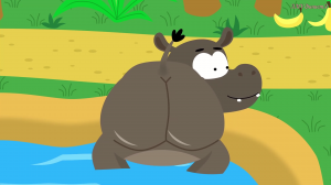 Попа бегемота