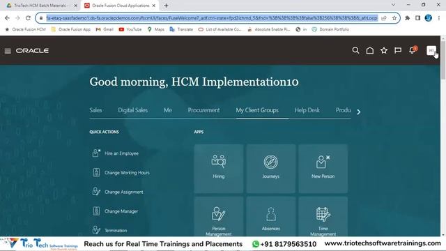Oracle Fusion HCM Online Training Demo Class 1 | HCM Online Training | HCM Course | TrioTech смотреть онлайн