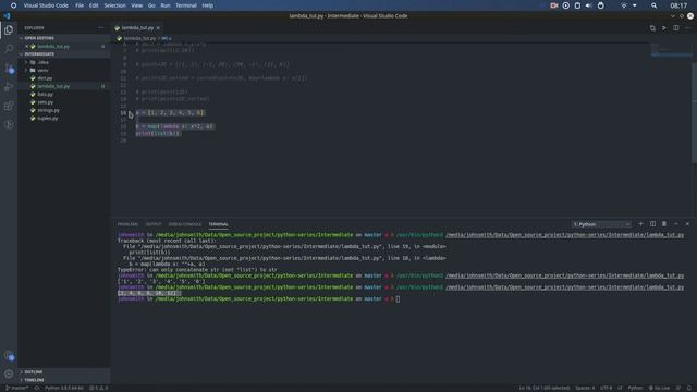 Lambda - Generators trong Python - Intermediate #3 | Python Programing language смотреть онлайн