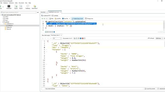 Updating Key-Value Pairs in MongoDB That Are Not Nested in an Array: updateOne()/updateMany() смотреть онлайн