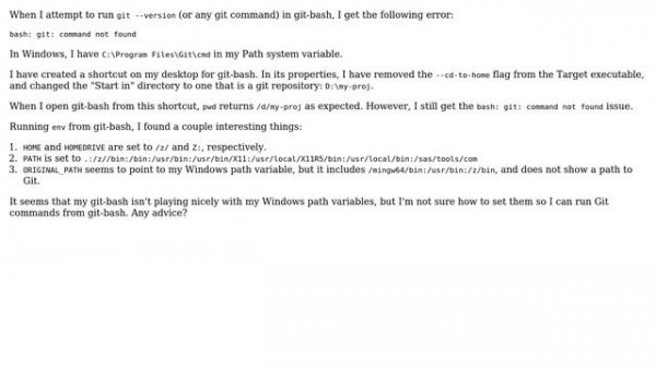 bash: git: command not found
