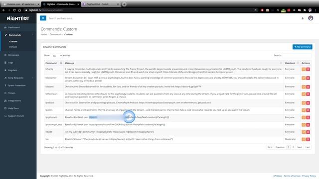How to Create a Random Pull List for Nightbot Commands смотреть онлайн