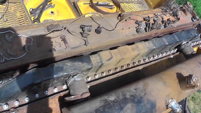 Ремонт К-700А. Желтый немного устал. Протечки. Слив масла с гидробака К700 смотреть онлайн