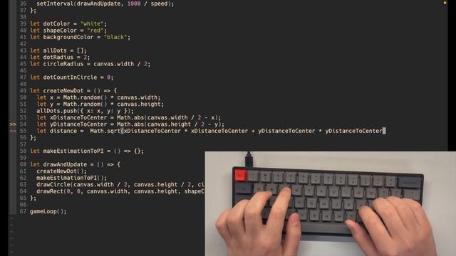 ASMR Programming - Calculating PI - No Talking смотреть онлайн