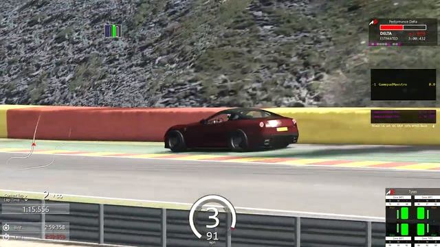 Ferrari 599 GTO-R 2.34.9 on xbox gamepad смотреть онлайн