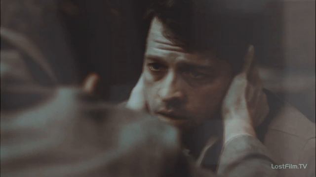 Dean&Castiel-снег в океане