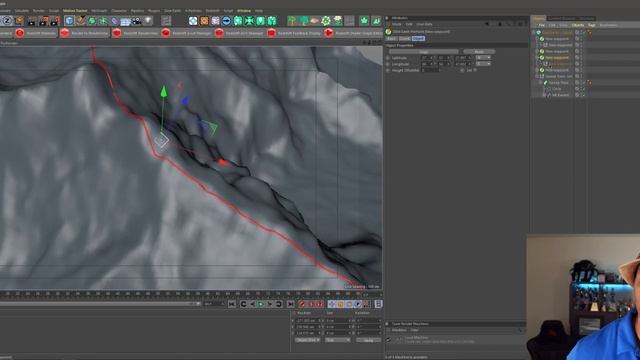 Create real world terrains with GPS Dem Data in Cinema 4D with Dem Earth 3 смотреть онлайн