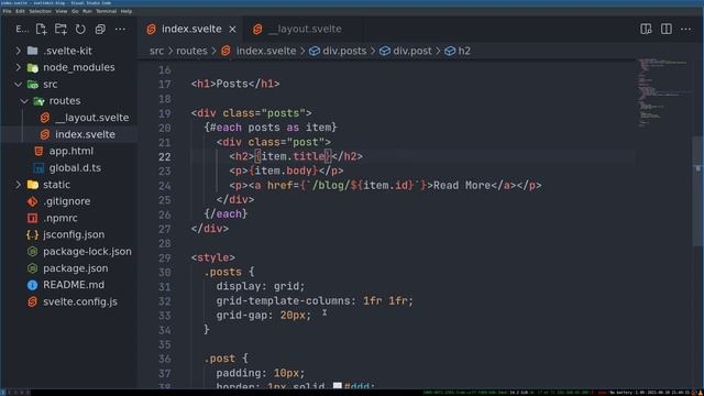 [Outdated] Create a simple Sveltekit blog - Sveltekit Tutorial - 10 смотреть онлайн