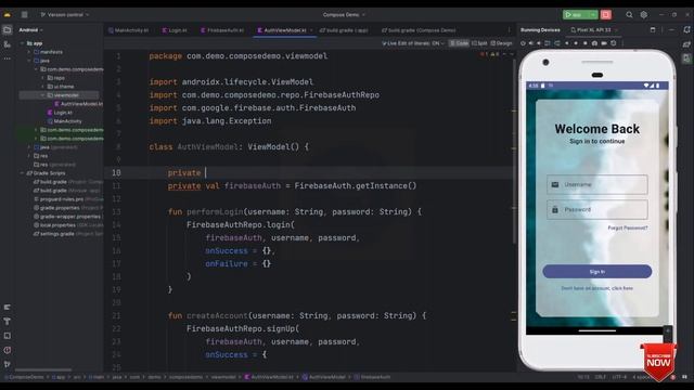 How to Authenticate Your App Users with Firebase Authentication - Jetpack Compose смотреть онлайн