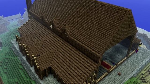 Minecraft Timelapse - Edoras / Hill Fort смотреть онлайн