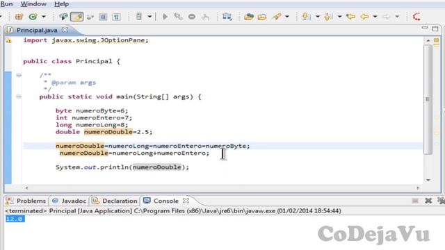 Casting en Java смотреть онлайн