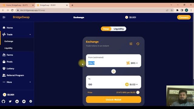 BRIDGESWAP APP смотреть онлайн