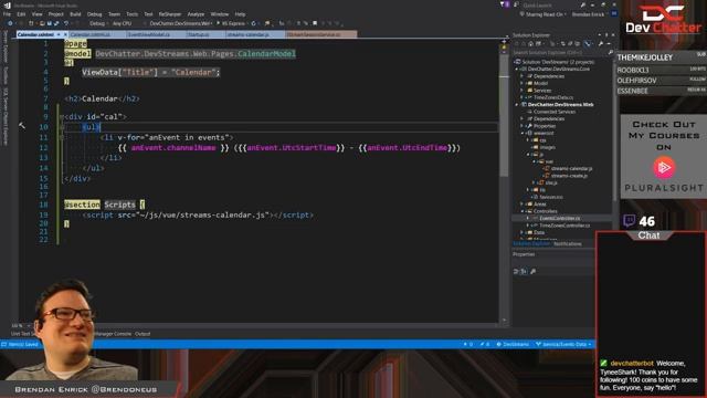 Coding our Dev Streams Scheduling Site in ASP.NET Core - DevChatter Ep 159 смотреть онлайн