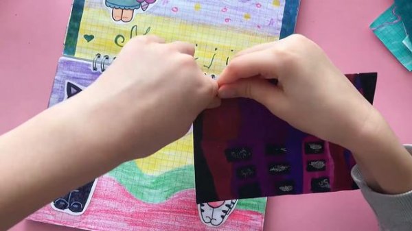 Бумажные сюрпризы 🥰 stickerbook 🤩 Микки Маус 🎉 пакетики-секретики among us kawaii канцелярия