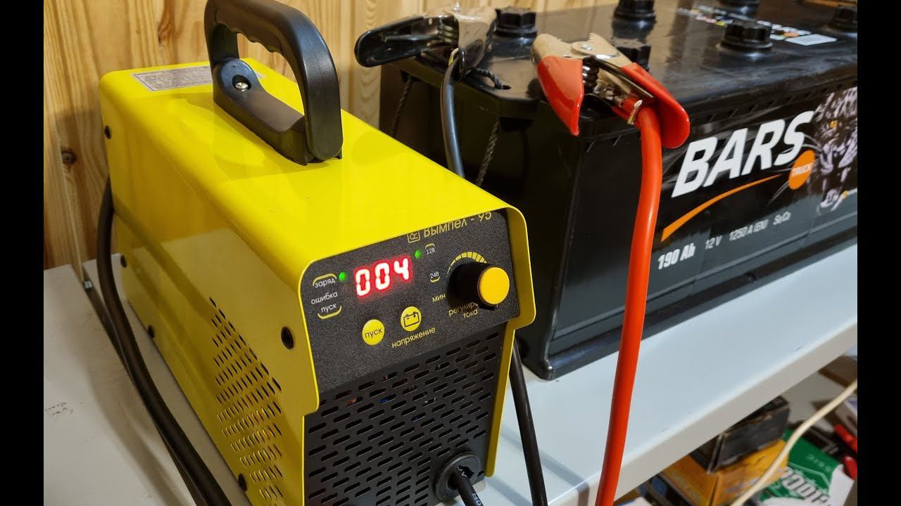 Пуско-зарядное устройство для автосервисов , автобаз и автоколонн " ВЫМПЕЛ 95 " смотреть онлайн