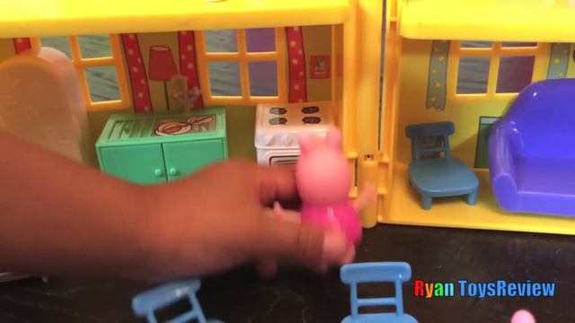Peppa Pig Giant Surprise Egg Opening with Peppa Pig Toys смотреть онлайн