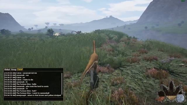 The Isle - CHICKEN MIMIC HUNTER/GALI KICK! (Gallimimus PLAY) смотреть онлайн