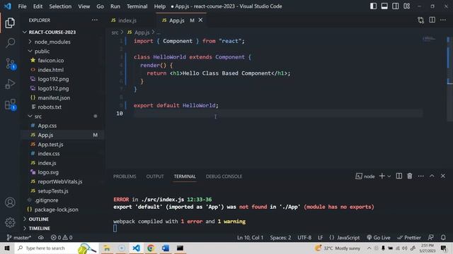 #3. Components in React - React JS Tutorial for Beginners 2023 смотреть онлайн