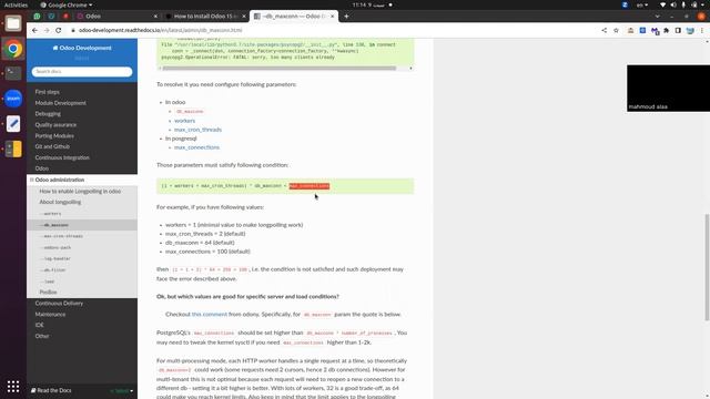 (Deploying) Odoo , postgresql and nginx conf and domain name with ssl смотреть онлайн