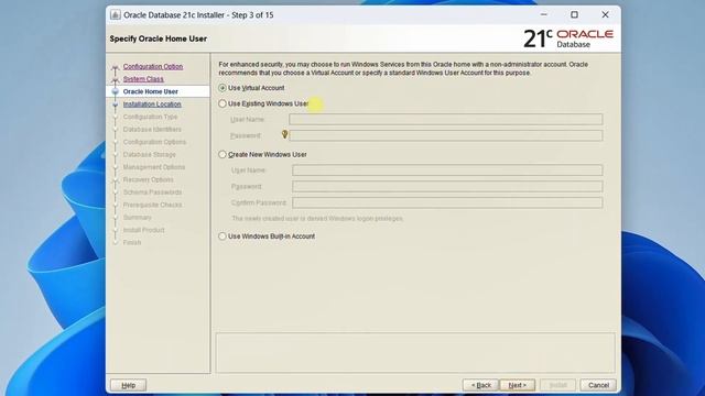 Oracle Database 21c Installation on Windows 11 - Enterprise Edition - Download and Install смотреть онлайн