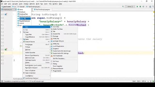 java 3 chapter 1Tutorial live Interface смотреть онлайн