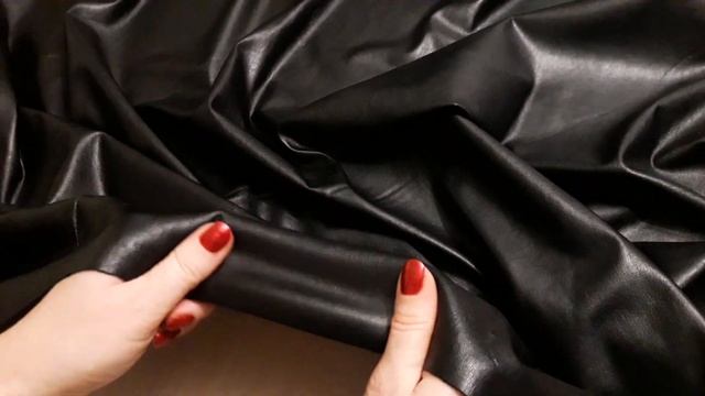 кожзам на меху цвет черный матовый