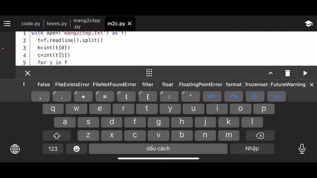 Cách đọc mảng (List) 2 chiều từ tệp trong Python смотреть онлайн