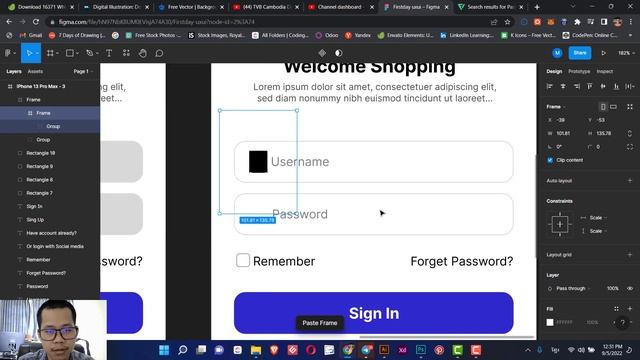 How to Design Form Login with Figma смотреть онлайн