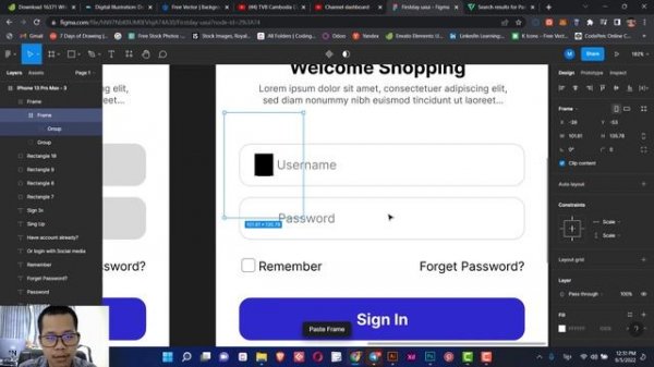 How to Design Form Login with Figma