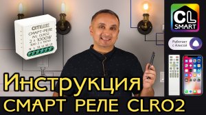 Инструкция по подключению и управлению умным двухканальным Смарт-реле CITILUX CLR02