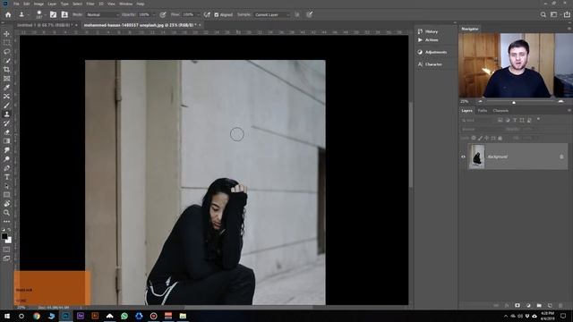 How To Draw In Stright Line In Photoshop With Any Brush (Urdu/Hindi) смотреть онлайн