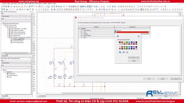 Changing Connection Colors | EPLAN Education смотреть онлайн