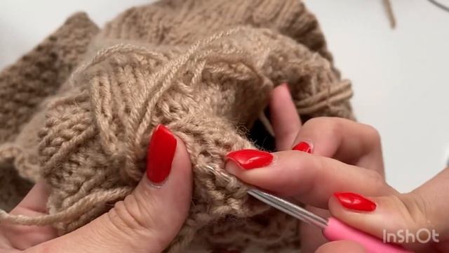 Как аккуратно спрятать кончики нитей при вязании спицами смотреть онлайн