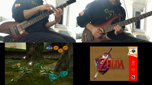 Kokiri Forest Theme on Bass Guitar (The Legend of Zelda: Ocarina of Time) смотреть онлайн