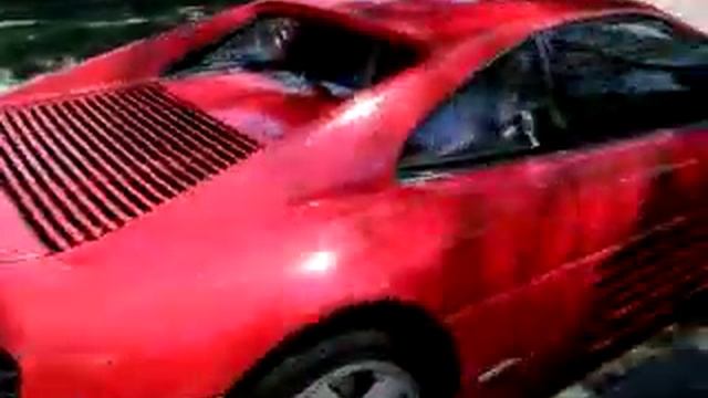 Ferrari 348 GTB start up. смотреть онлайн